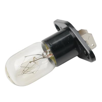 New Practical Microwave Ovens Bulb Bulb Microwave Parts Black & Clear Lack & Clear 2 Pins 2A 250V Bulb And Base