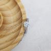 S925 Sterling Silver 1.5 Carat Moissanite Half-Mountain Ring