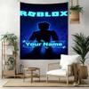 Roblox Customize Your Name Tapestry Aesthetic Wall Tapestry Machine Washable Suitable for Living Room All-Season Use Unique Gift for Family Friends