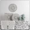 Mandala Wall Art for Home Decor, Farmhouse Wooden Wall Hanging with Hand-Painted Design