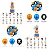 Naruto Ninja Birthday Party Supplies Decorate With Colorful Balloons Pull Flags And Cake Toppers