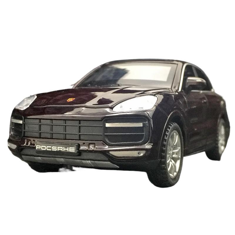 

1/32 Scale Porsche Cayenne Turbo Alloy Car Diecast Model Simulation Model Ornament Sound Light Pull Back Toy Collect Hobby Model Gift коричневый
