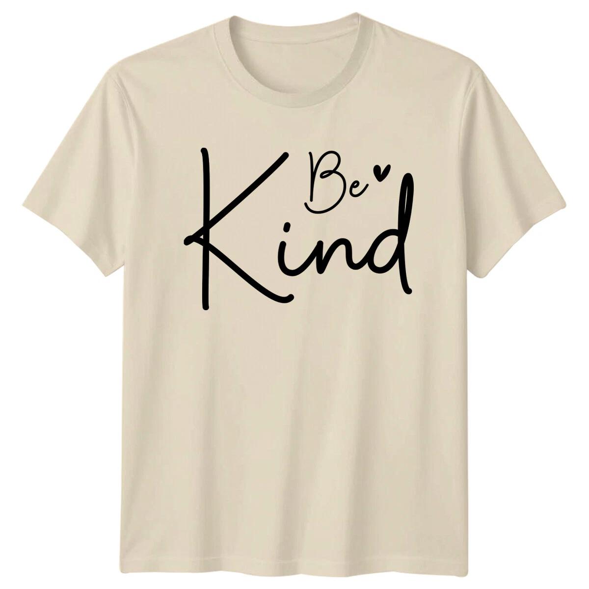 Be Kind Positive Slogan T-Shirt. Inspirational Quote T-Shirt L