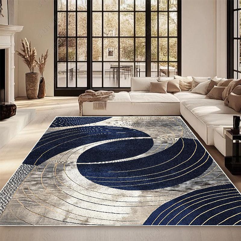 Modern Decoration Living Room Carpet Fashion Geometric Design Large Rugs Bedroom Non-slip Rug Hall Sofa Side Plush Floor Mats
