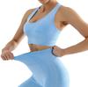 Summer Seamless Dot Yoga Set: Women's Quick-Dry Shorts, Tee, and Long Pants for Running and Fitness