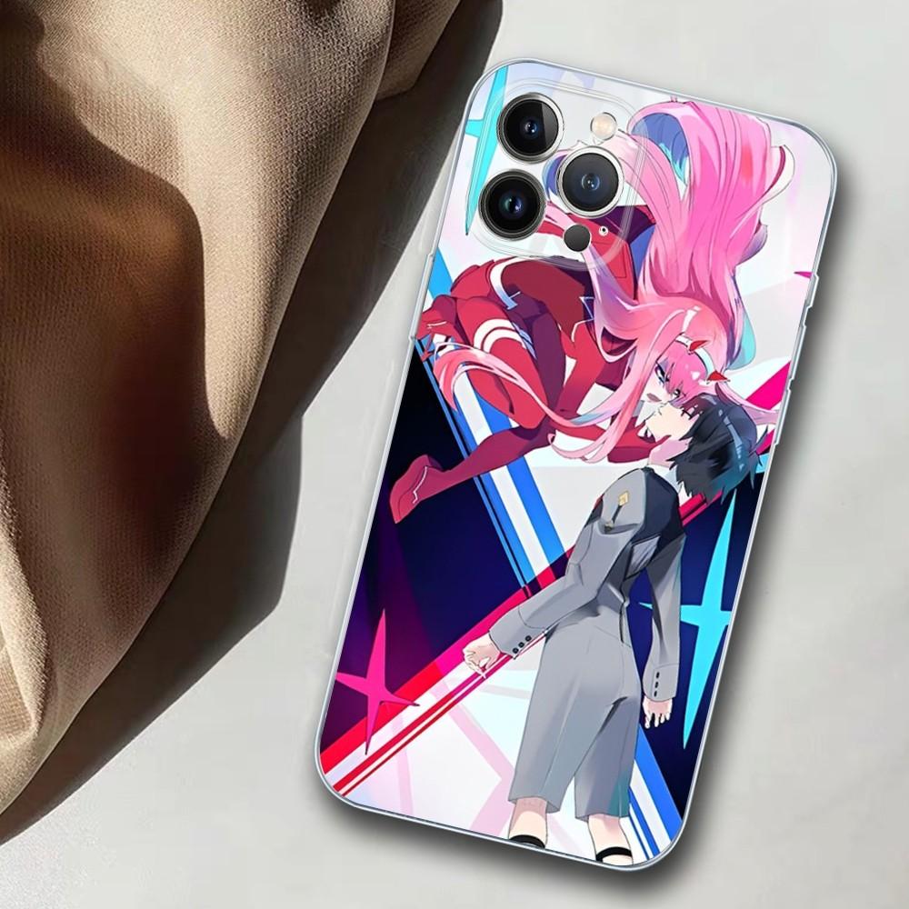 DARLING in the FRANXX Phone Case For iPhone 14 11 12 13 Mini Pro XS Max Cover 6 7 8 Plus X XR SE 2020 Funda Shell