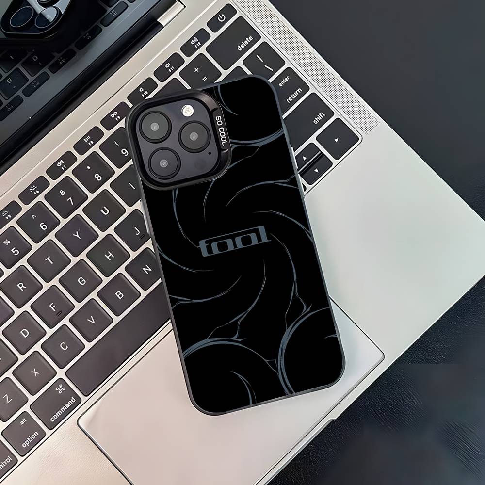 

Band Tool Schism Phone Case For iPhone 16,15,14,13,12,11,Pro,XS,Max,Plus,Mini,SE4,E Black Matte Shockproof Cover iPhone16Plus