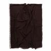 Solid Color Chiffon Hijab Elegant Turban Headscarf Soft Rose Embroidered Shawl  Prayer