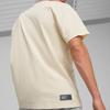 Puma Grafik Club De Course Mode Bequem Weich Kurzarm T-Shirt Unisex Tops Off-Weiß 626729-87