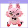 Helluva Boss Husk Meow Plush Stuffed Animal Toy Soft Coral Fleece For Kids Room Decor Special Characters Included