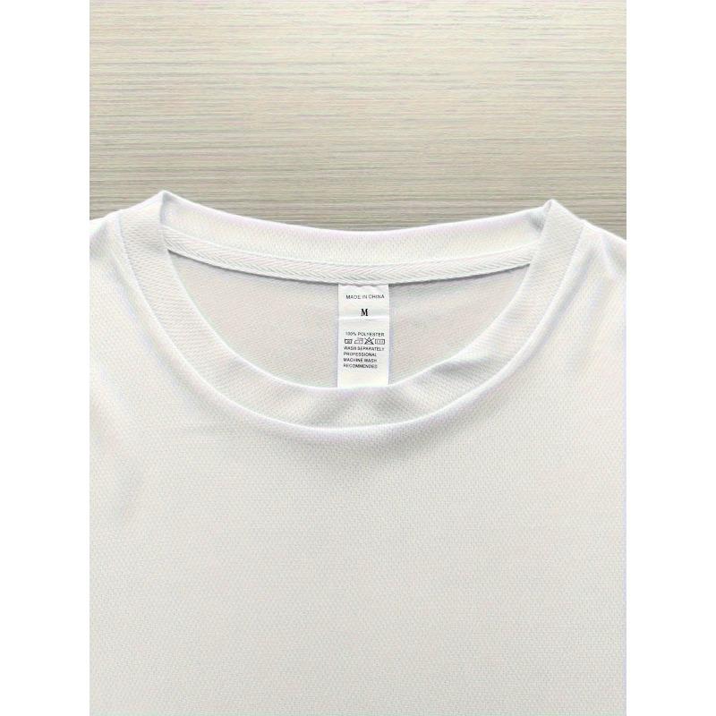 European sizes Men'S Casual Summer T-Shirt with Trendy Prints, Versatile Top