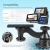 Fish Finder& Chartplotters Mount with 6-inch Swing Arm for 5" To 12" Screens Compatible with Garmin, Humminbird, Lowrance & More