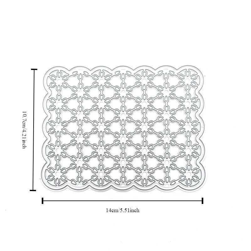 Background Frame Decorative Customized Card Love Frame Stencil Metal Cutting Dies Cut