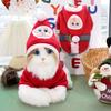 Small Medium Large Dog Christmas Pet Supplies Clothes Teddy Cotton Clothes Autumn and Winter Elk Cat Cat Dog Clothes