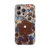 Retro Flower Bracket Lanyard Suitable for Apple 16e Mobile Phone Case Iphone15promax All-inclusive Lens Film 13