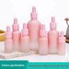 Gradient Pink Essential Oil Bottle with Dropper - 5-100ml Portable Lotion, Spray, Serum Dispensing Bottle.