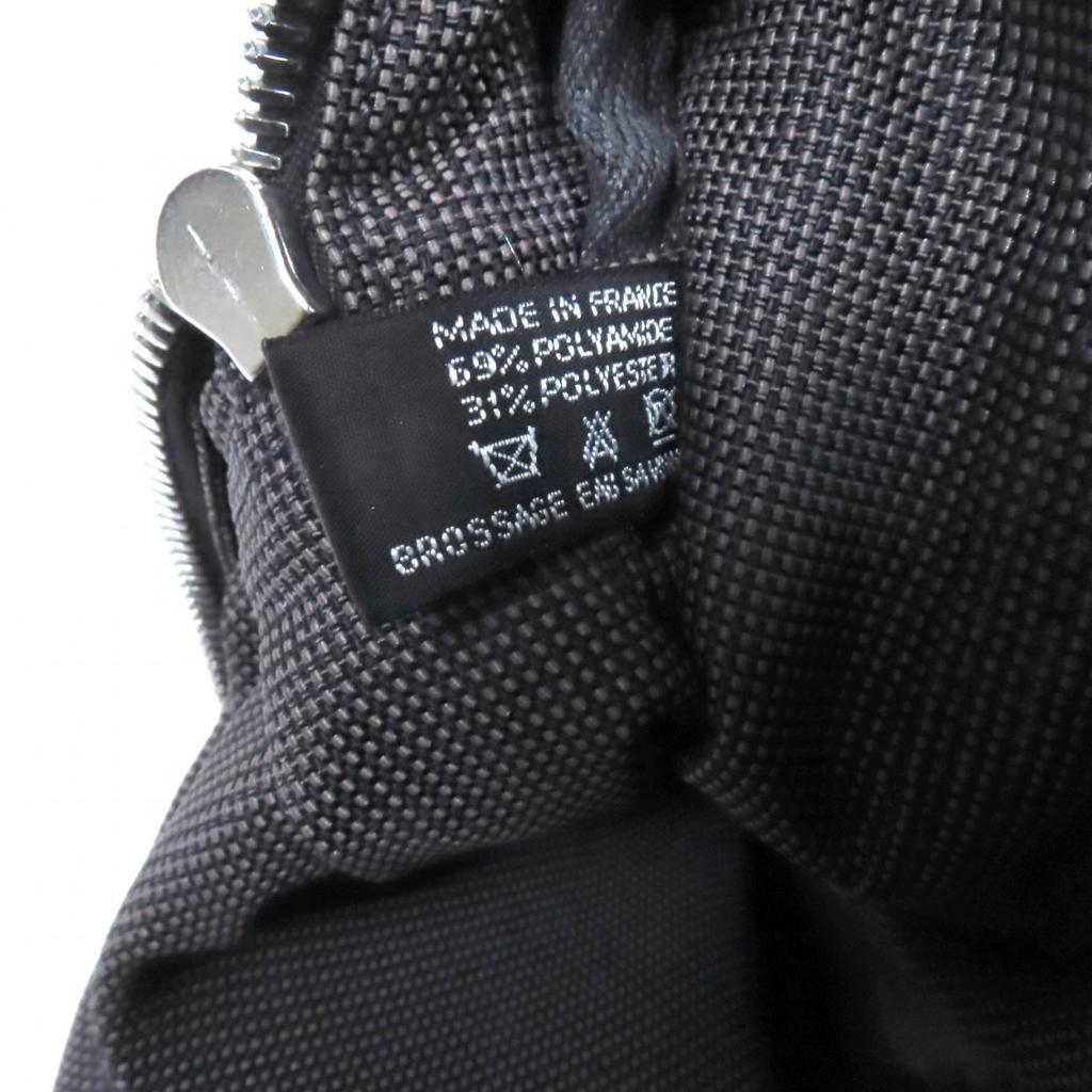Tolle HERMES Tragetasche Her LineMM Canvas mit Serienknöpfen grau Polyamid Damen Gebraucht