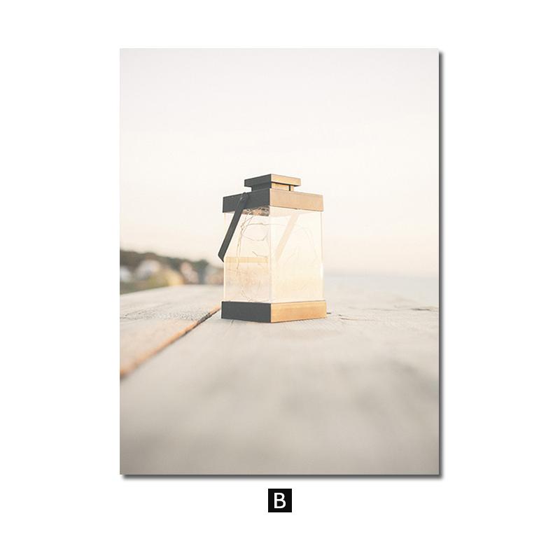 Natur Landschaft Poster Meer Landschaft Blumen Wand Kunst See Strand Druck Leinwand Malerei für Wohnzimmer Dekoration Bild