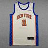 Mens NBA New York Knicks 11 Embroidered Basketball Jersey Sportswear Unisex Team Fan Apparel