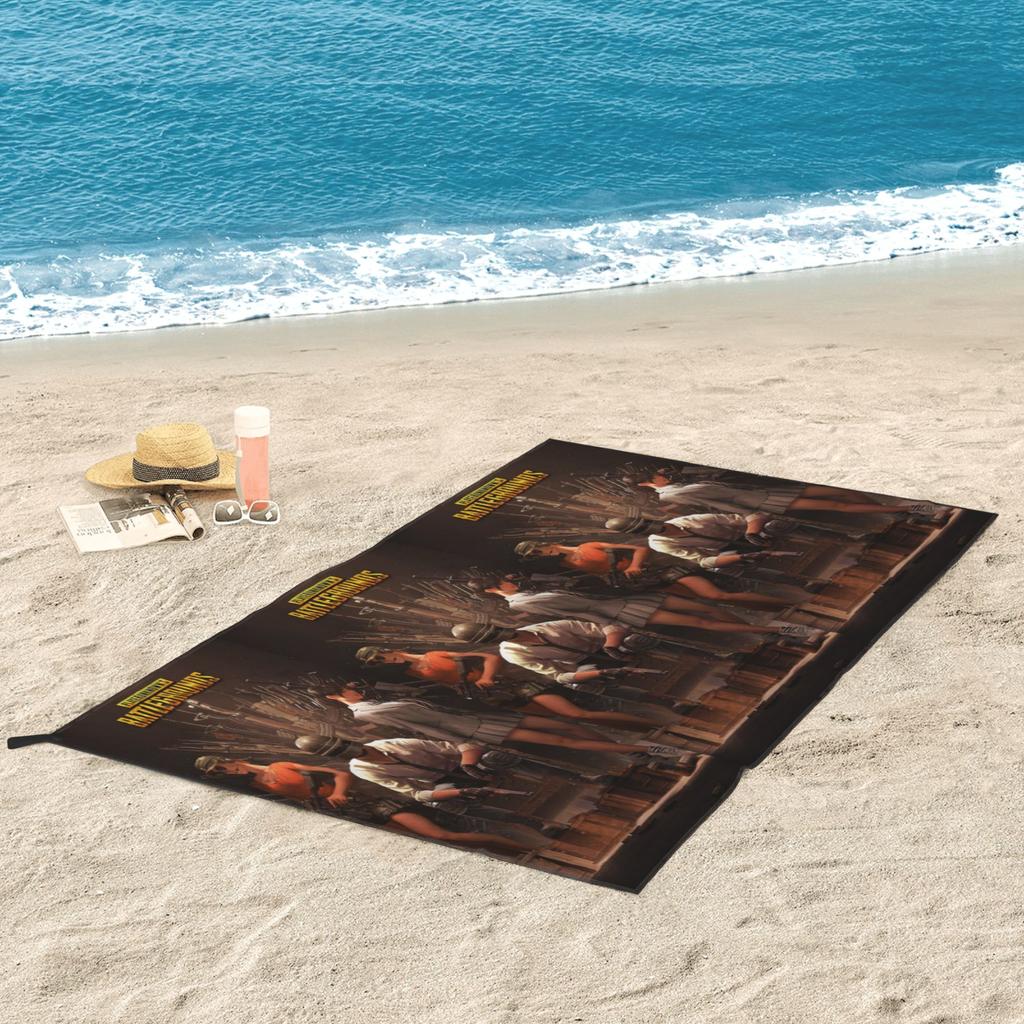 Pubg Battlegrounds Shooting Game Beach Towel Soft Microfiber Quick Dry Absorbent Quick Towels For Swimming