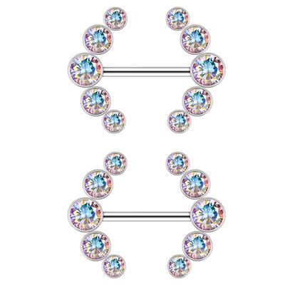Nipples Ring Breast Ornament Exquisite Female Fashion Accessory Sexy Bodies Piercing Jewelry Simple Body Decor for Women