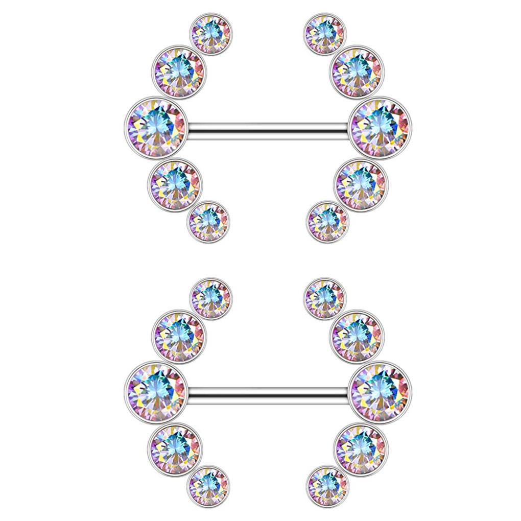 

Кольца для сосков Украшение для груди Изысканный женский модный аксессуар Сексуальный пирсинг для тела Простой декор для тела для женщин