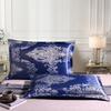 2pcs European Brocade Jacquard Pillowcases A Version Brocade Version Solid Cotton High-End Luxury Soft Comfortable Pillowcase Suitable for Bedroom