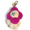 M00870 Plush Doll Porte-Clévienne Vison Christmas Charm Key Holder