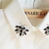 Linbaiway Women's Detachable Collar Shirt Fake Collar White Decoration Ladies False Collar Necklace Dress Blouse Top Accessories