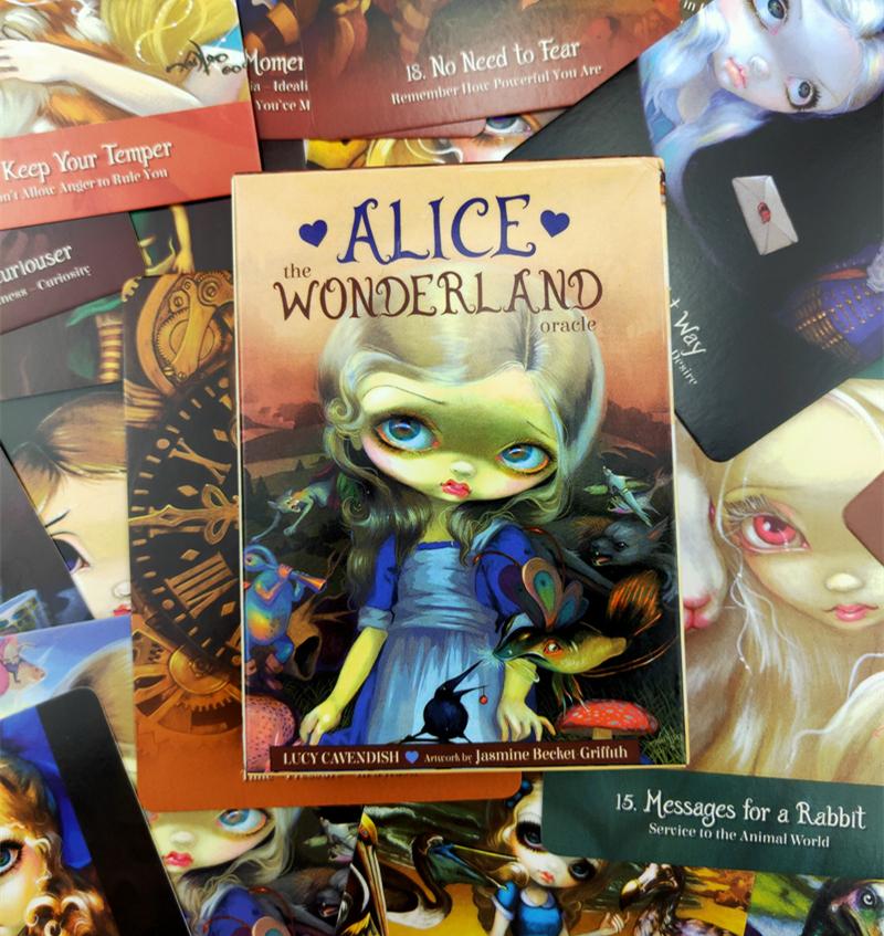 Tarot Cards Fun Full English Version Tarot Deck Board Game for Alice The Wonderland Oracle