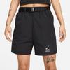 Nike Sportswear City Utility Solid Logo Casual Mid-Rise Shorts Women Shorts Black DV8045-010