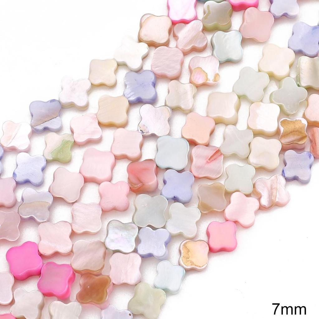 Natural Seashell Moon Round Star Beads For DIY Necklace Bracelet Earrings Jewelry Making