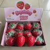 Strawberry Squeeze PU Foam Stress Relief Ball Toy