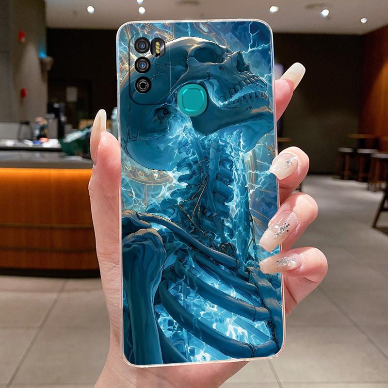 Pour Infinix Hot 9 Play Coque Arrière X680 X680B X680C Esthétique Mignon Cool Garçons Filles Coque de Téléphone Silicone Souple Coque Transparente