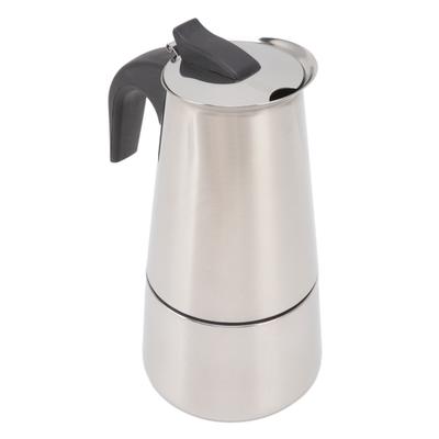 Kaffeemaschine, lebensmittelecht, tragbar, Edelstahl, Moka-Kanne für Zuhause und Camping im Freien