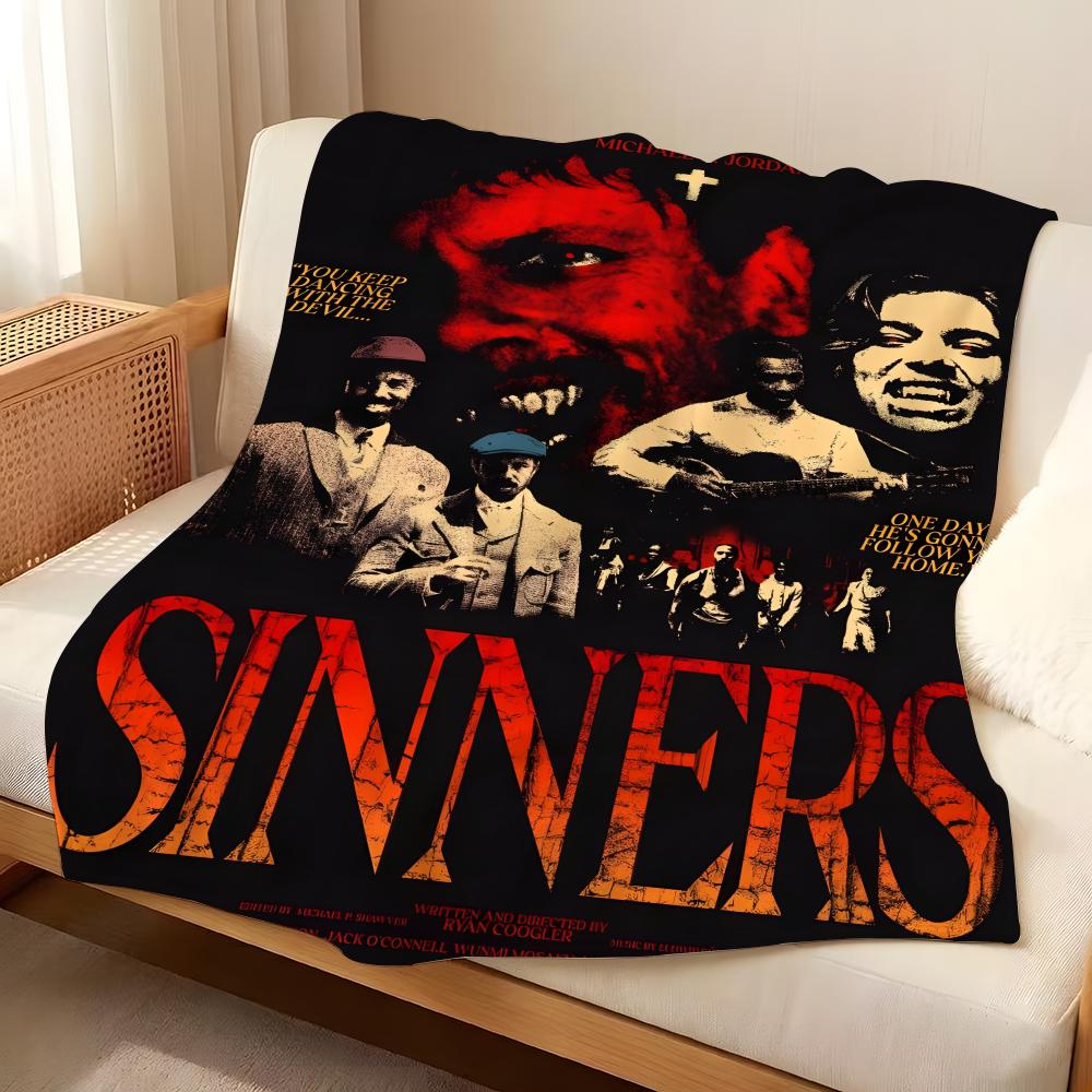Movie S-Sinners Throw Flannel Blanket, Soft Warm, Durable & Washable cute Cool