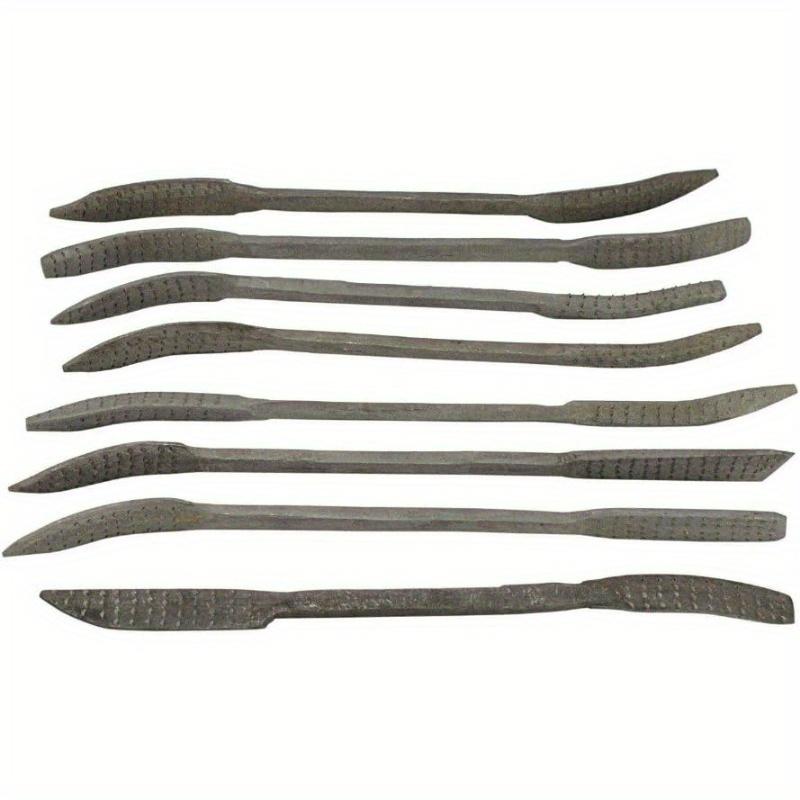 8Pcs/Set Heavy Wood Rasp Riffler File Set - Assorted Files for Rasp Cuts - Wood Shaping Tool