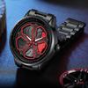 VA VA VOOM Personality Trend Boys Student Luminous Watch Darth Vader Wheel Hub Timely Watch