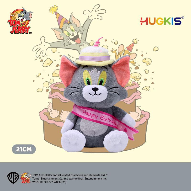Tom & Jerry Plush Toy Set: Cat Doll & Mouse Pillow Birthday Gift