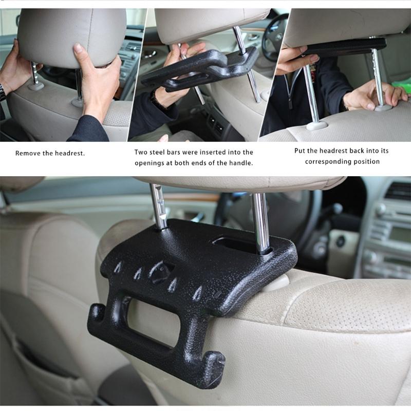 Car Seats Headrest Hook, Universal Car Storage Headrest Hanger Holder Hook Organizers,Strong Backseat Hanger