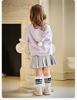 David Bella Children's Sweater Jacket Spring Dress Girls' Knitted Shirt Baby Girls' Hooded Cardigan
