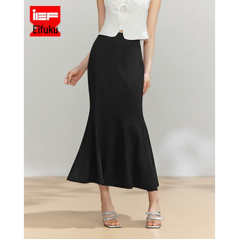 IEF French Fishtail Slim Wrap Skirt L