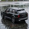 1:20 Rolls Royce Cullinan Black Badge Alloy Car Model Diecast Metal Toy Racing Vehicle Car Model Simulation Sound And Light Gift