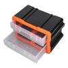 Hardware Box Organizer 2 Schubladen Werkzeugkasten Große Kapazität Schrauben Komponenten Aufbewahrungskoffer