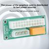 24Pin Dual Power Supply Synchronous Starter Module Cable Wire Extender Board Mining 4PIN