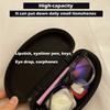 1PC Sunglasses Reading Glasses, Shock-Absorbing Glasses Case, Travel Zipper Glasses Case With Buckle