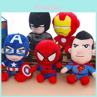 Colorful Avengers Plush Toy Collection With Spiderman Captain America Ironman Design