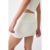 Folded Waist Mini Skirt
