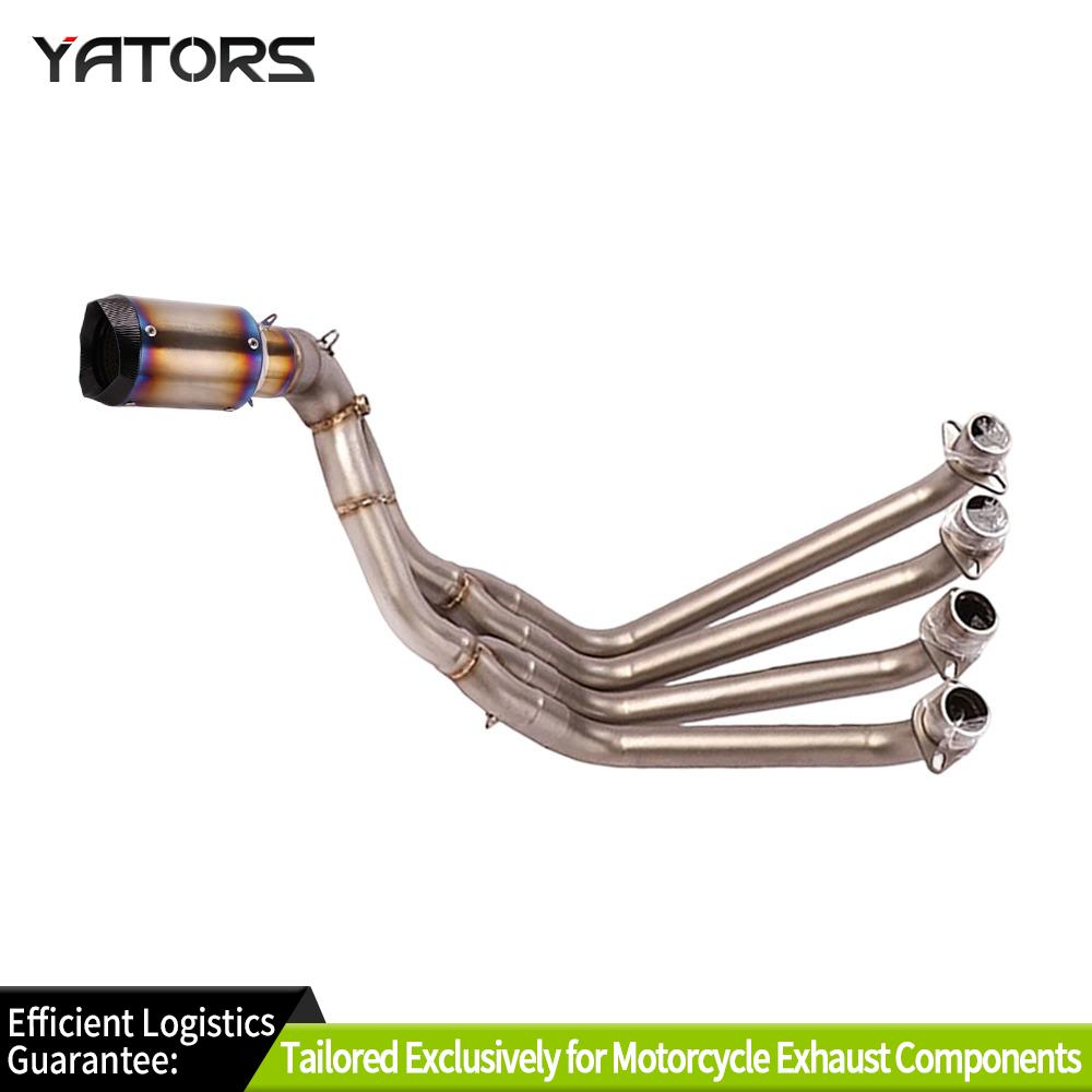 For Honda CBR650R/F CB650R/F 2014-2023 Full Exhaust System 51mm Header Link Pipe Exhausts Pipes