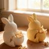Silicone Aromatherapy Candle Mold Easter Bunny Resin Mold Creative Plaster Mold  Home Decor